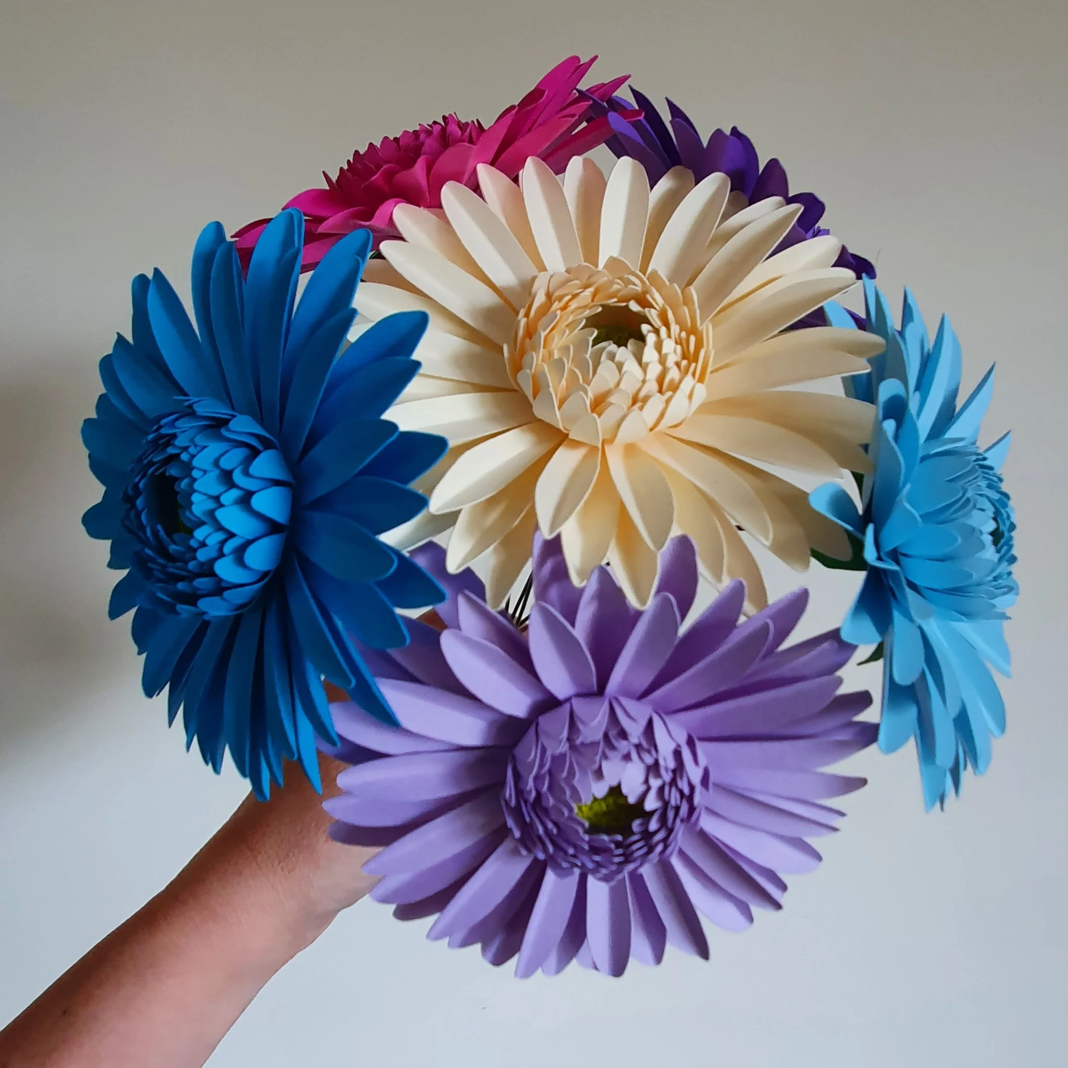 6 x Handmade Paper Gerbera Daisies - Image 12