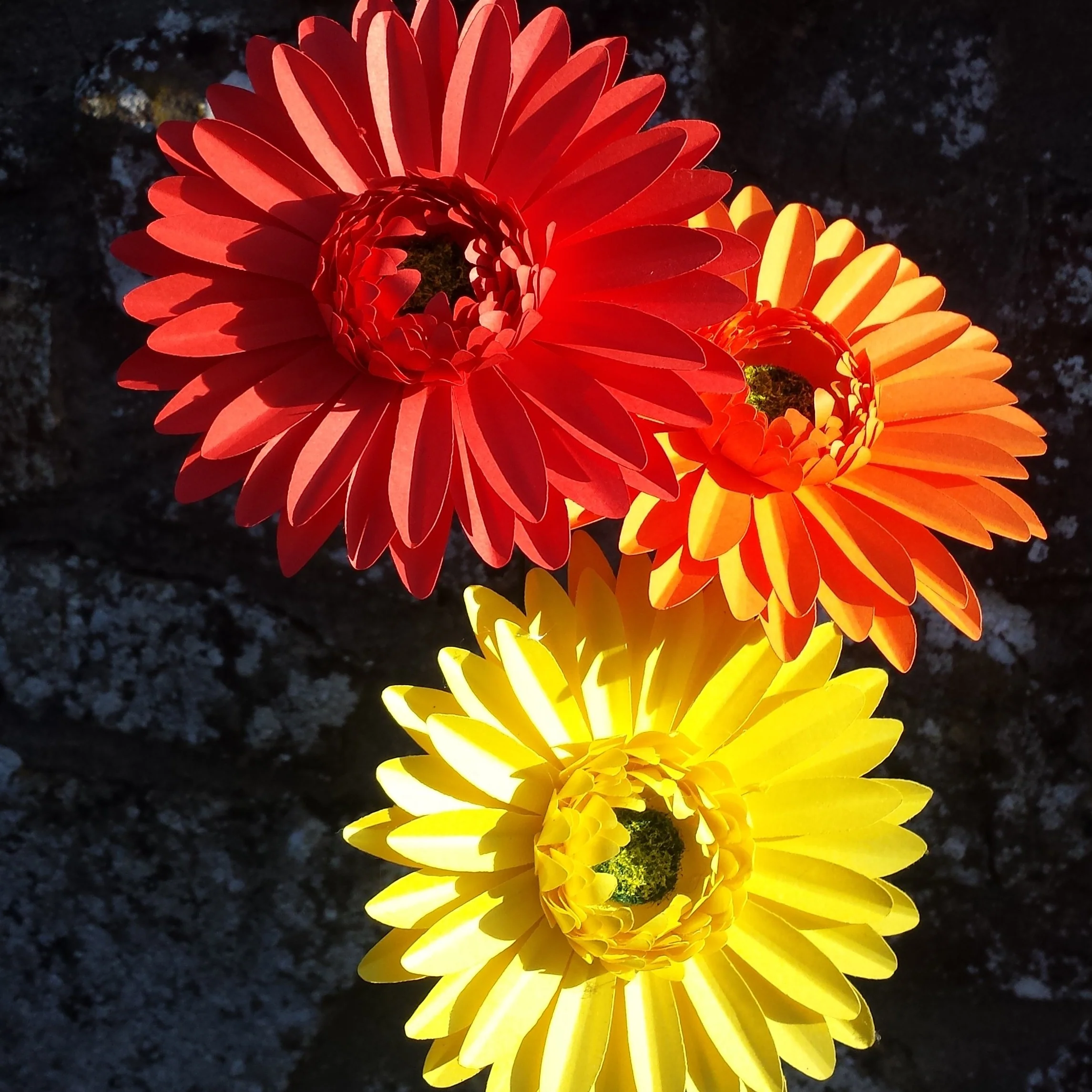 6 x Handmade Paper Gerbera Daisies - Image 5