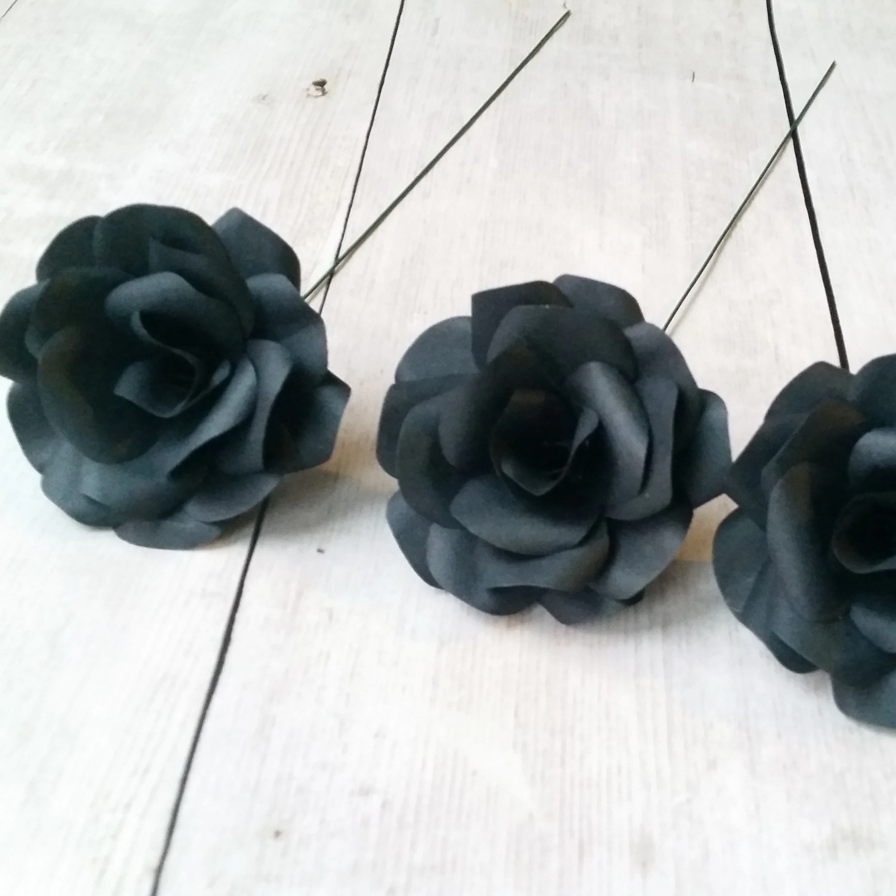 Black Paper Roses - Image 4