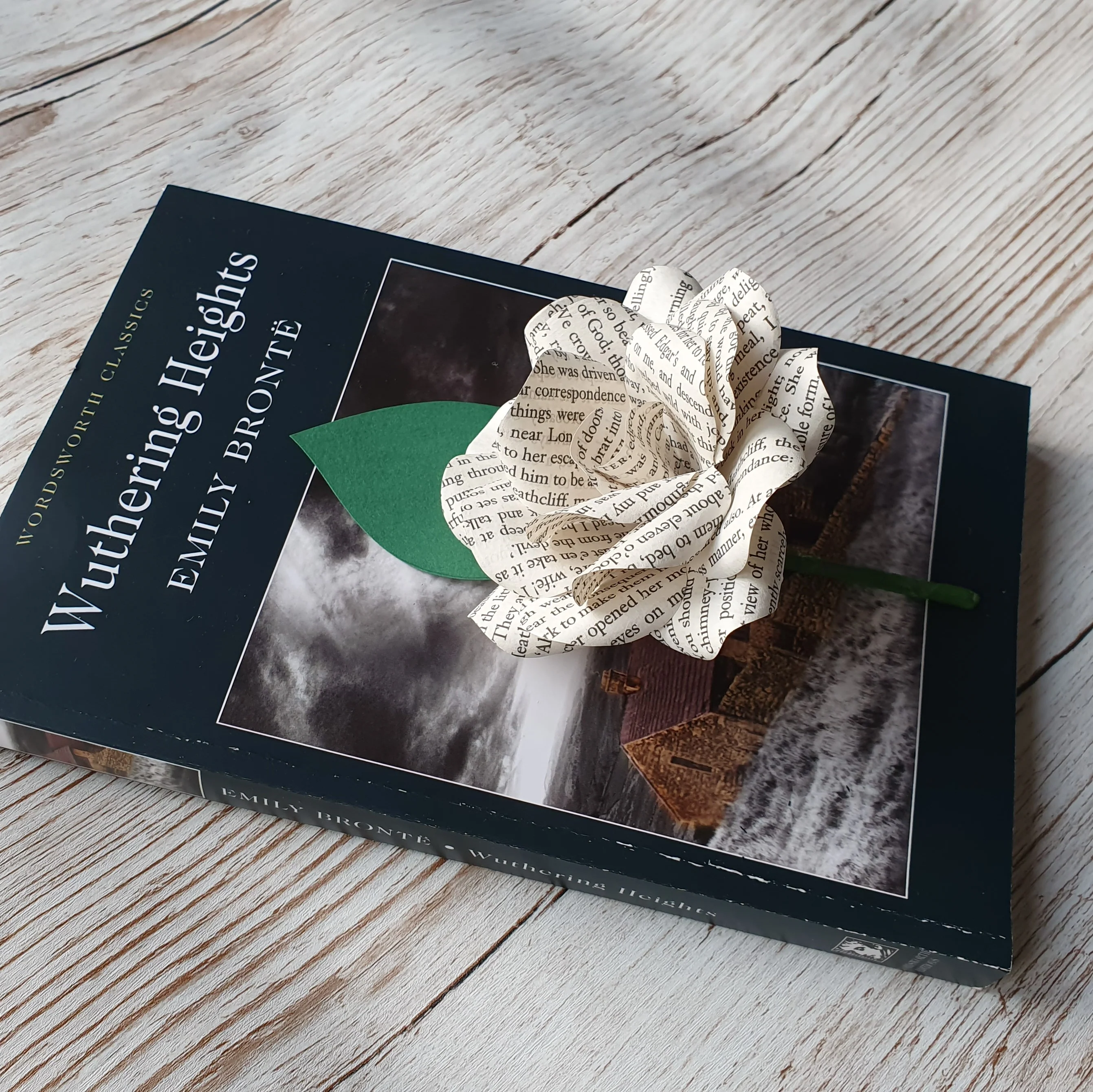 Book Paper Flower Buttonholes /Boutonnieres - Image 9