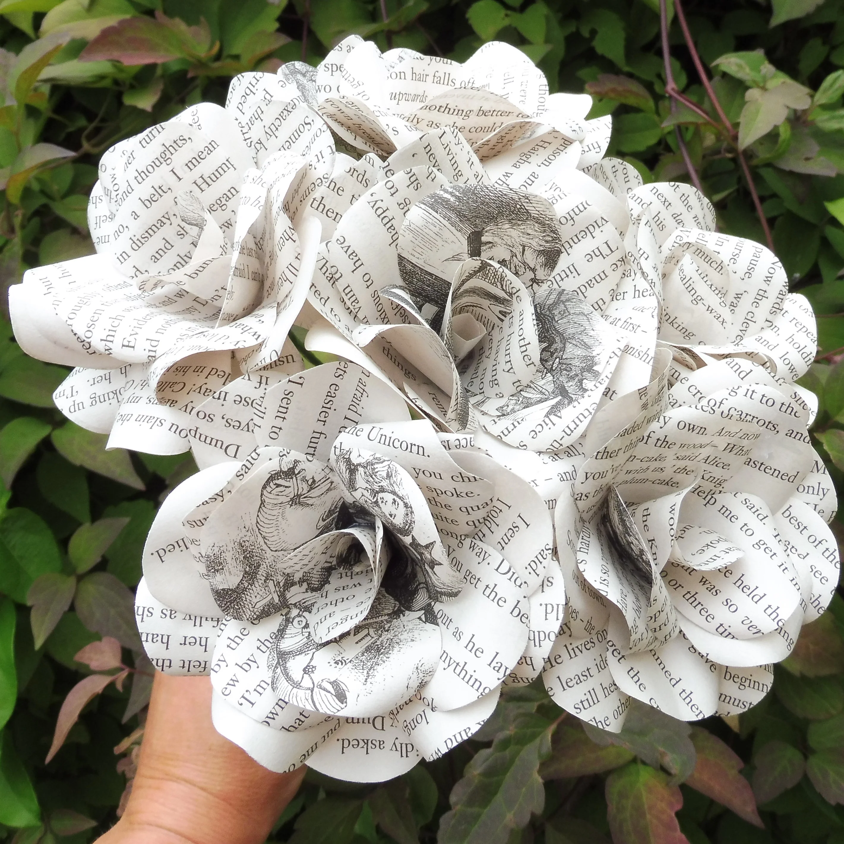 Book Paper Flower Roses - Image 3