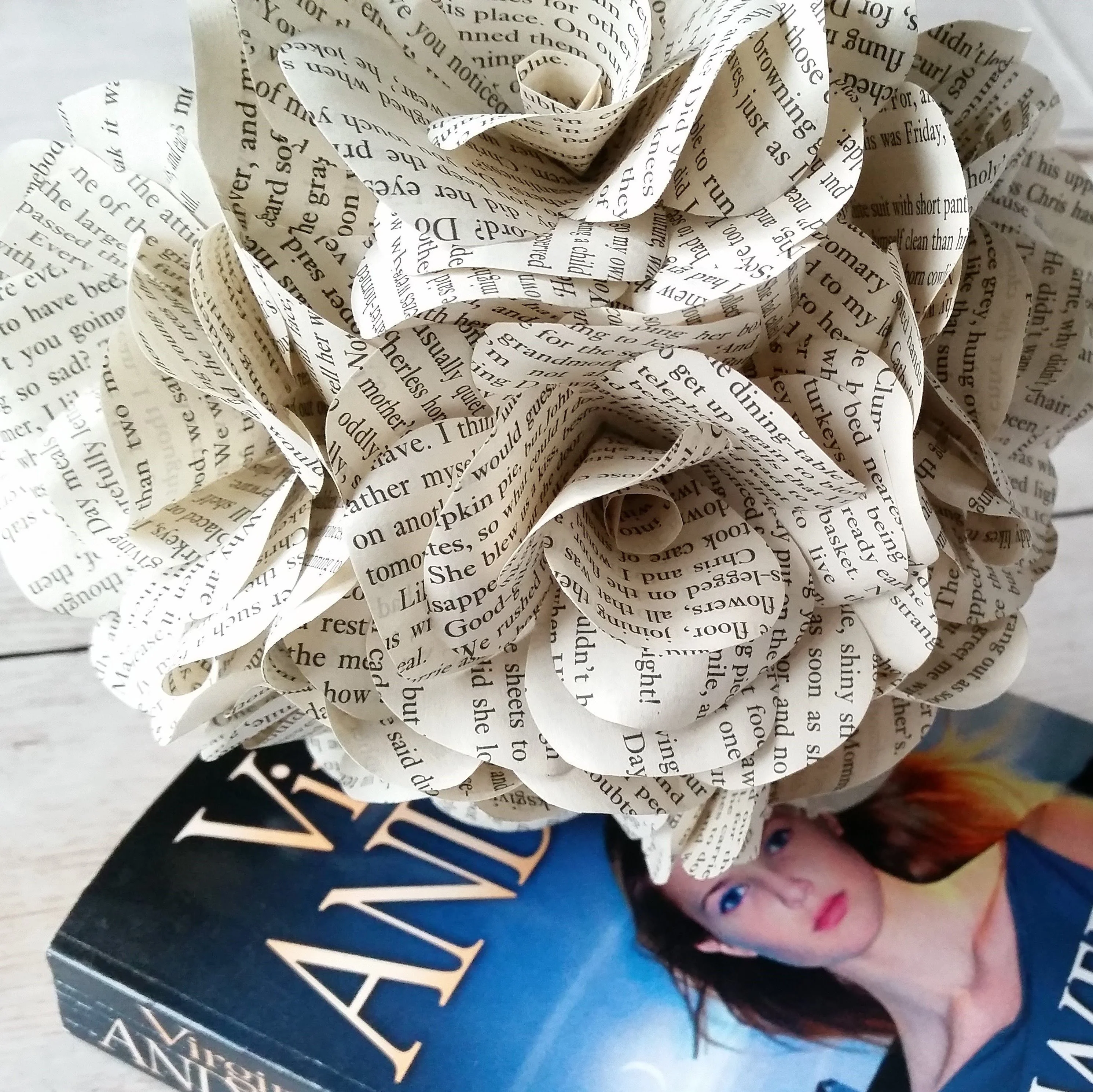 Flowers In The Attic Book Paper Roses