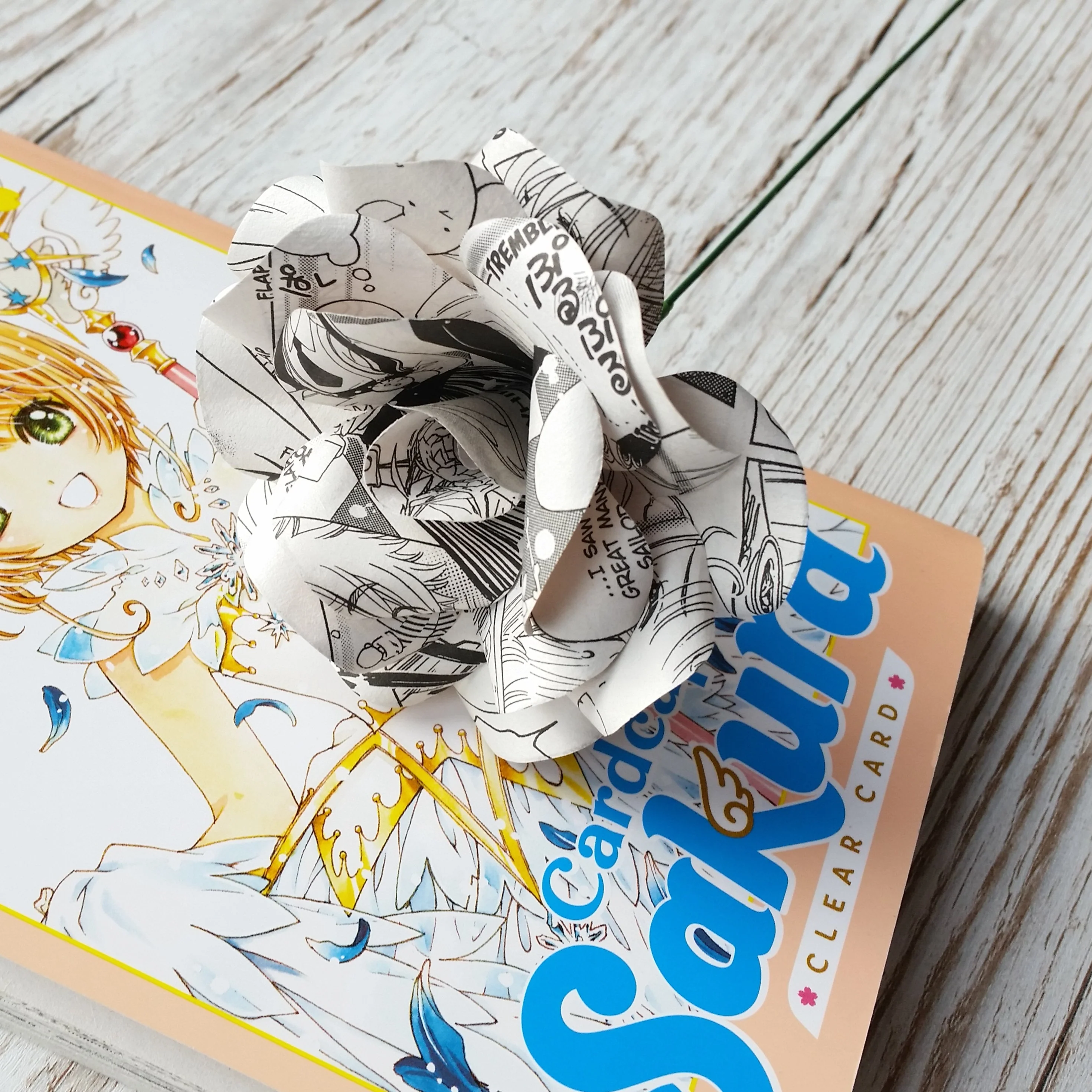 Manga Book Paper Flower Roses - Image 2