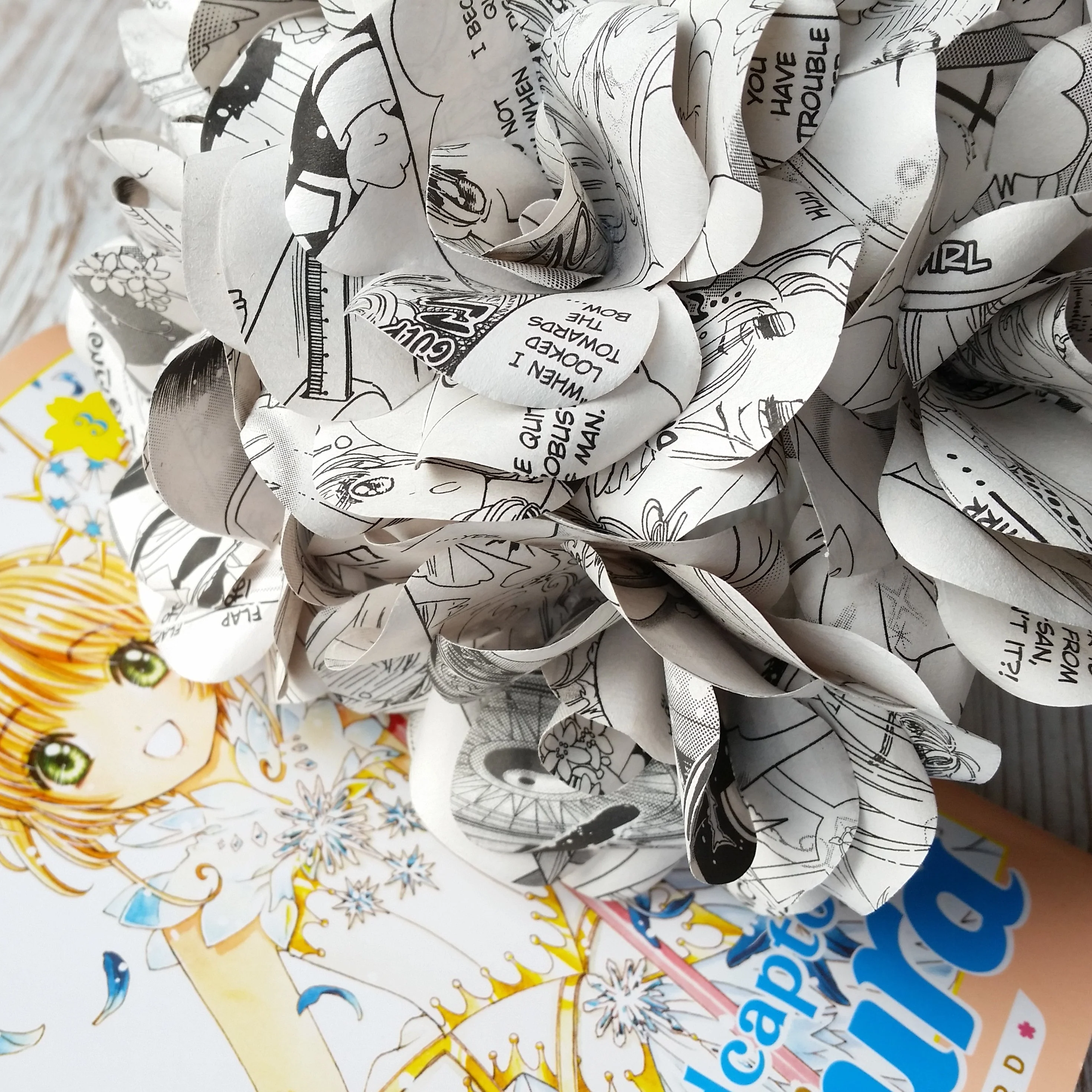 Manga Book Paper Flower Roses - Image 4