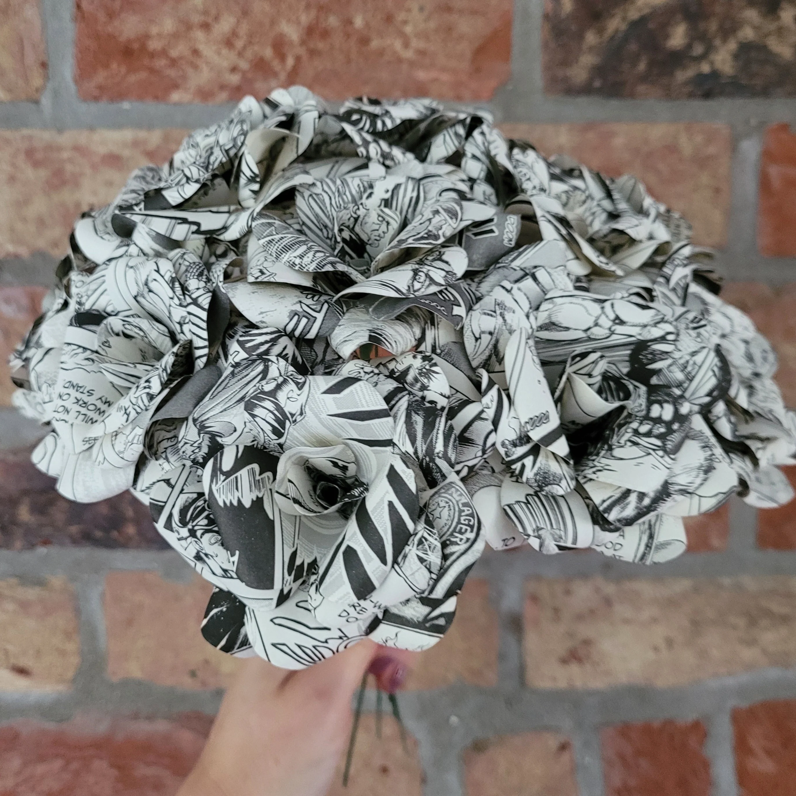 Manga Book Paper Flower Roses - Image 7
