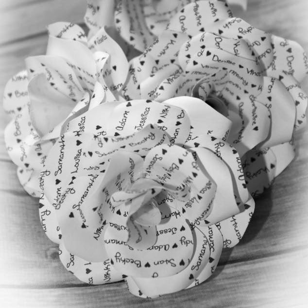 Personalised Message Paper Flowers - Image 7