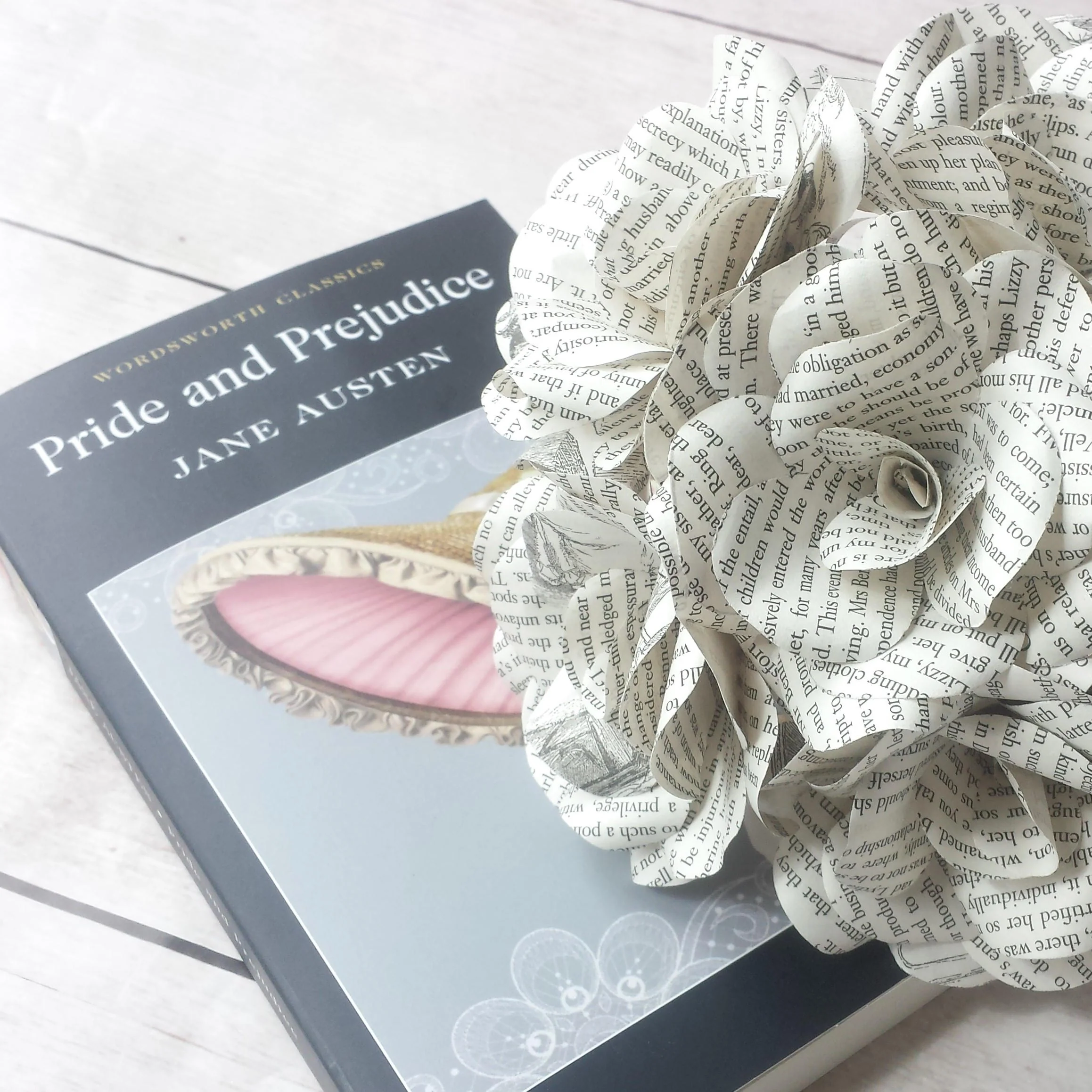 Pride and Prejudice Paper Flowers - Image 2