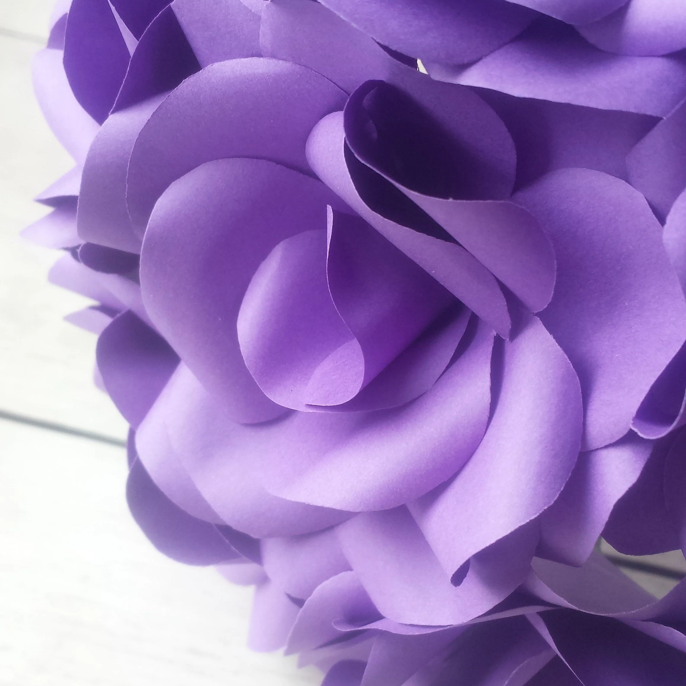 Purple Paper Flowers - Image 3