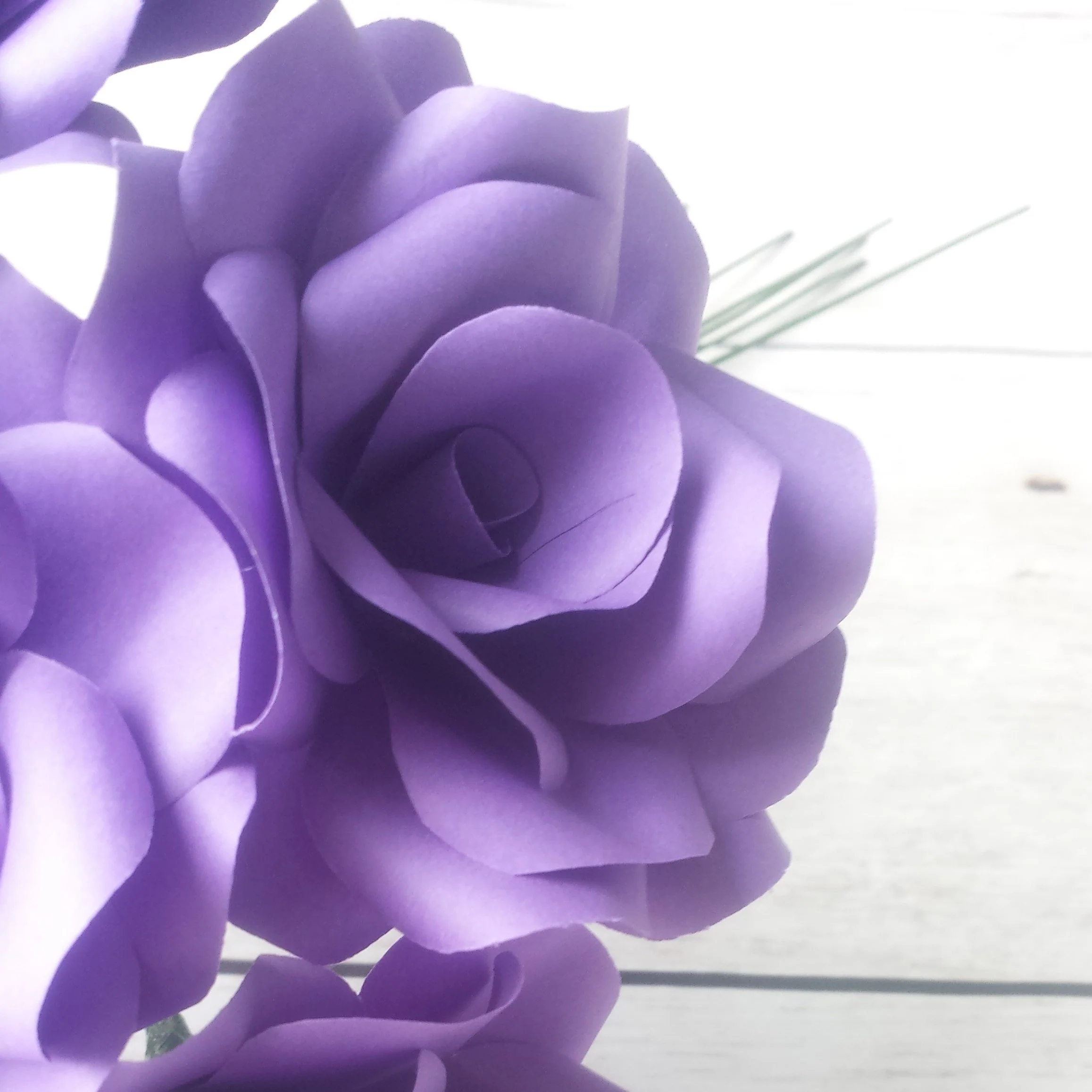 Purple Paper Flowers - Image 5