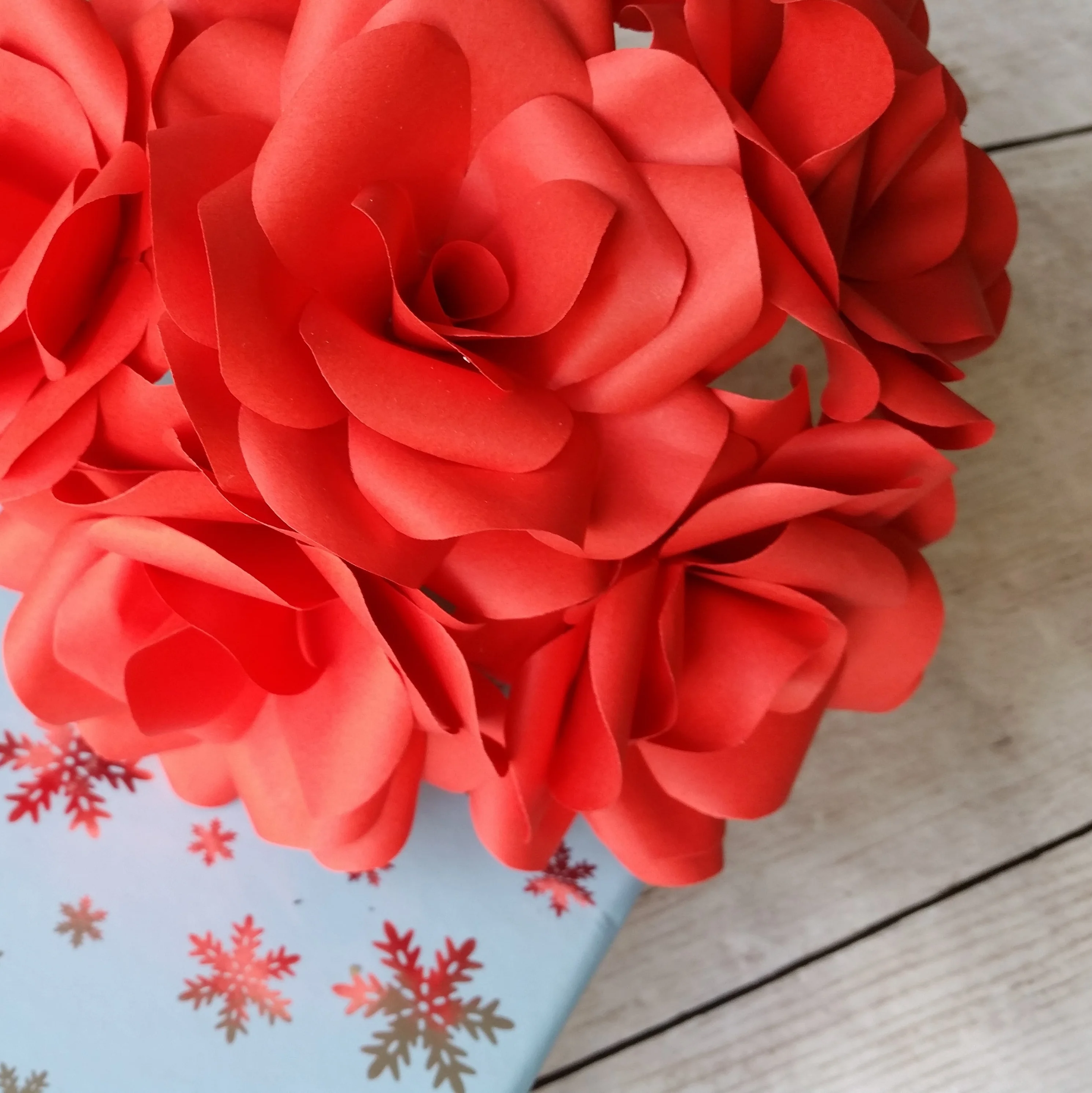 Red Paper Roses - Image 8