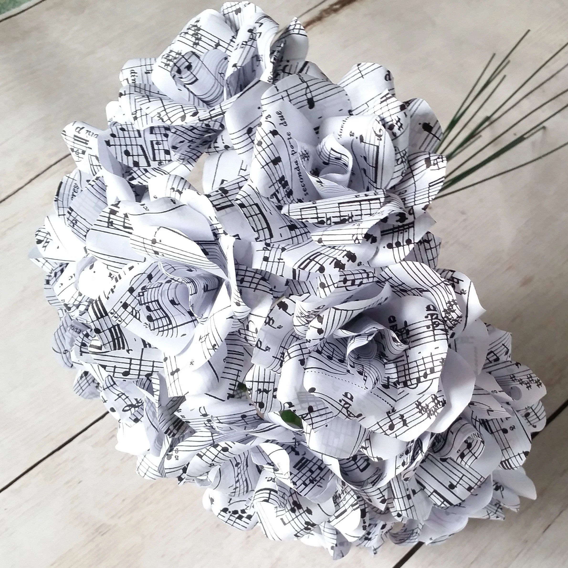 Sheet Music Paper Flowers - Image 5
