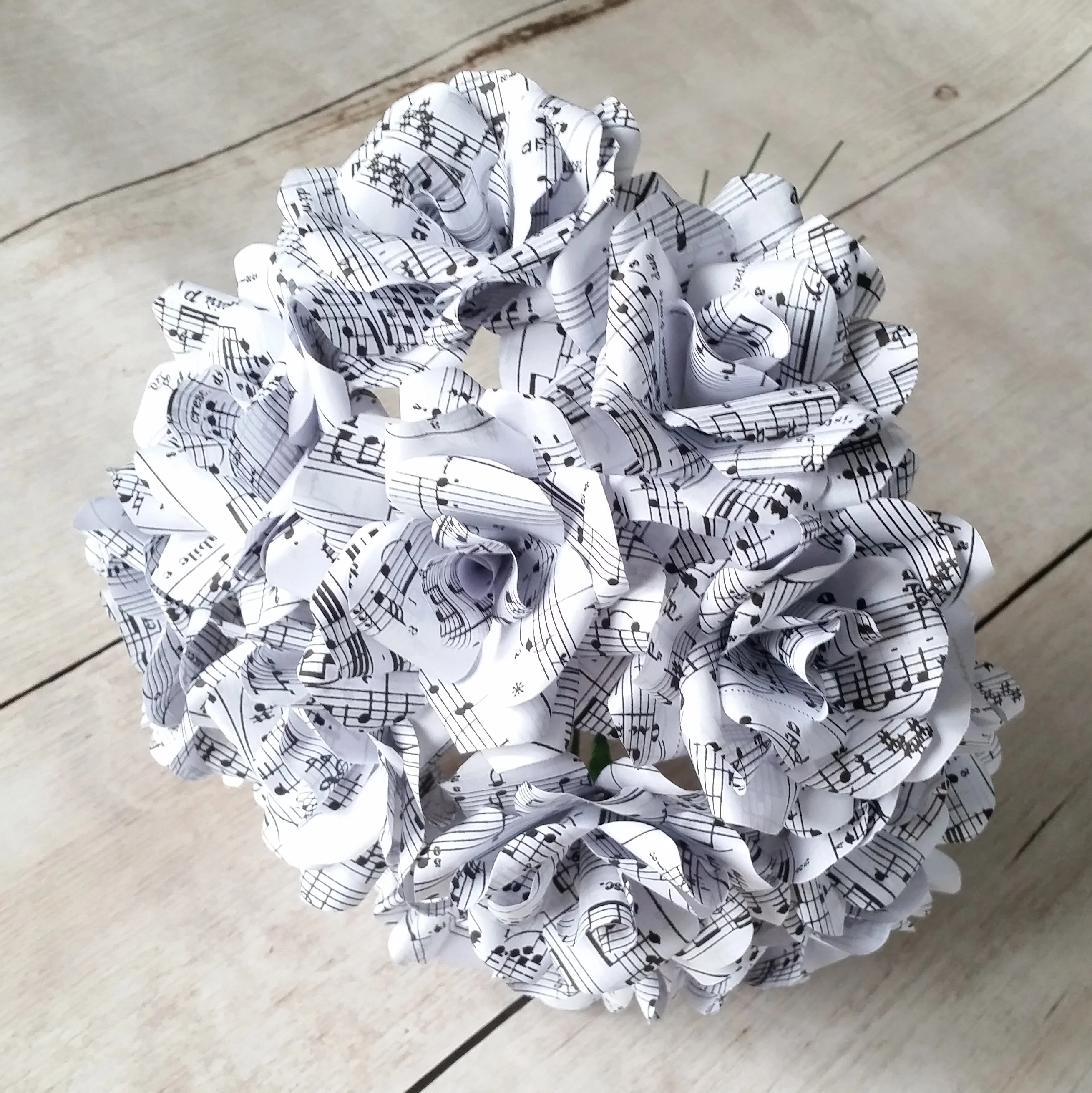 Sheet Music Paper Flowers - Image 8