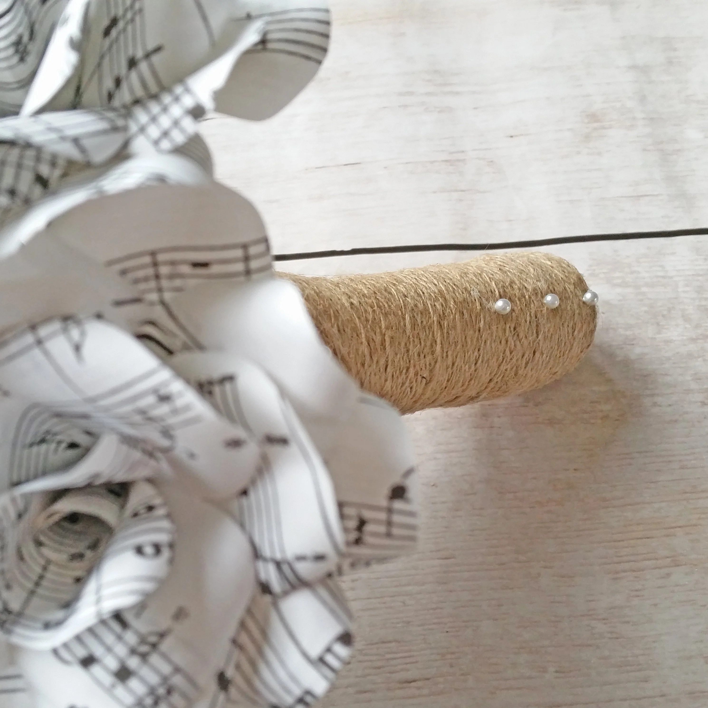 Sheet Music Paper Flower Wedding Bouquet - Image 3