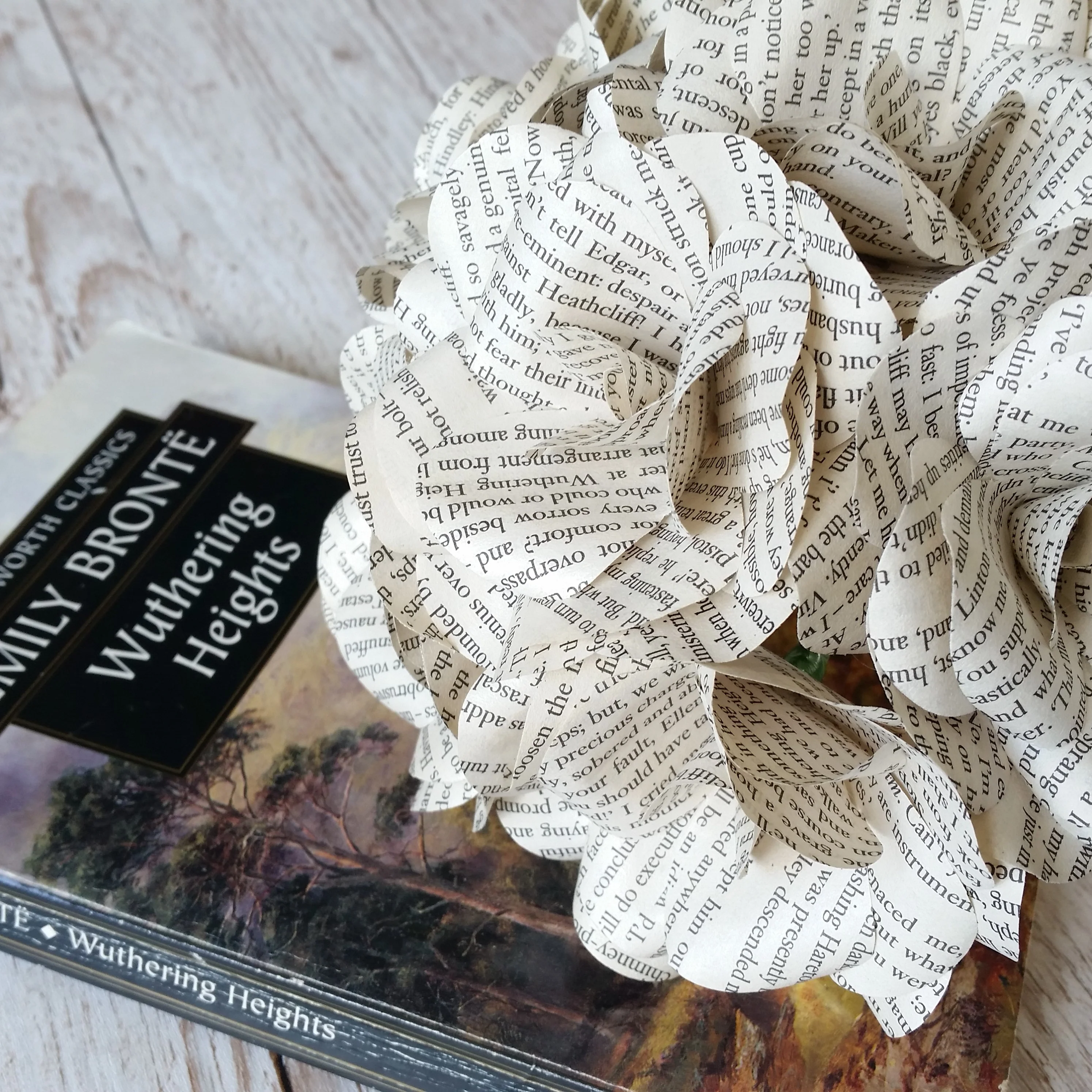 Wuthering Heights Paper Flowers